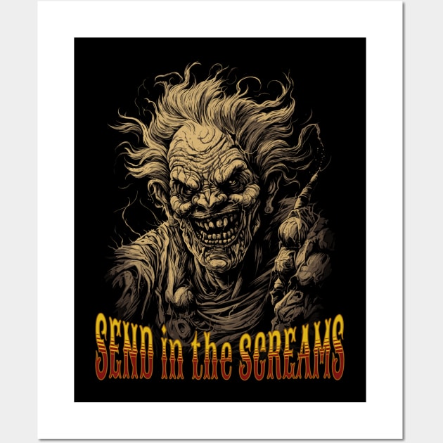 Send in the Screams Wall Art by Atomic Blizzard